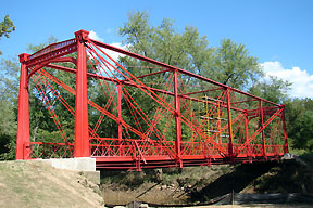 Iron bridge restoration - Zoarville